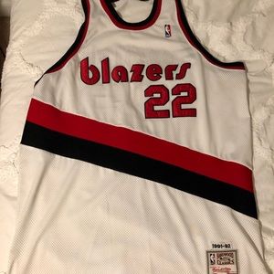 Clyde Drexler #22 Portland Trail Blazers Throwback